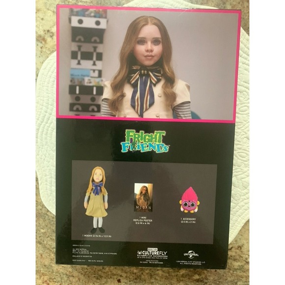 M3GAN (MEGAN) Doll/Plush In Box By Culturefly Halloween Horror Universal New - Picture 3 of 8